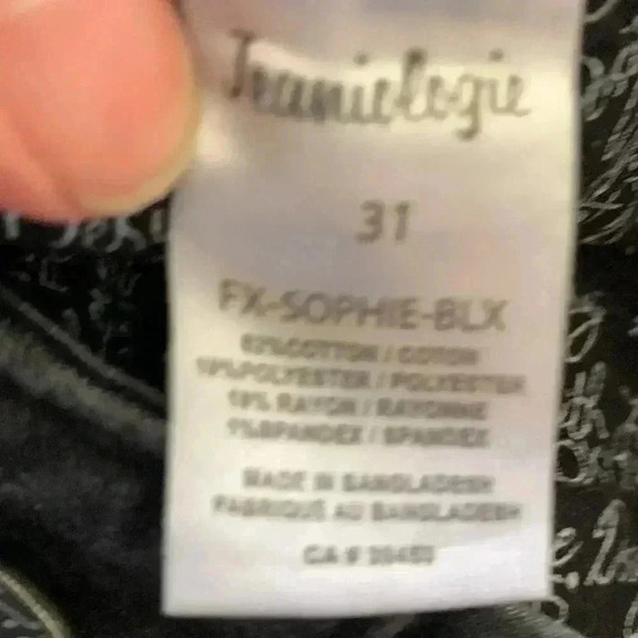 Foxy hi rise, Sophie boot cut, dark black wash jeans, 31 by 32 - Picture 7 of 7